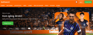 Betsson startsida