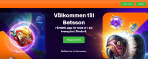 Betsson bonus