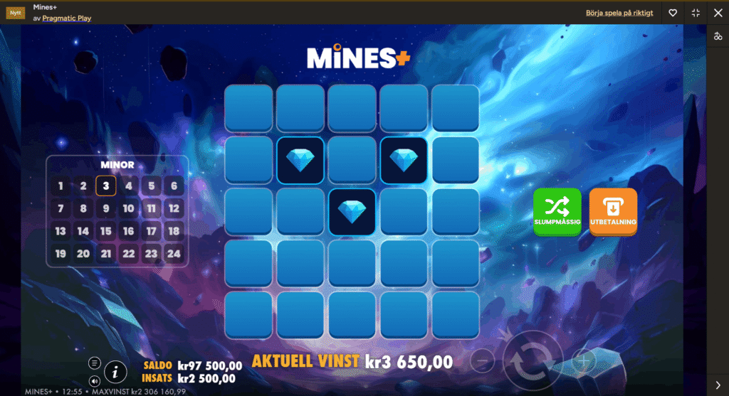 Mines+ från Pragmatic Play