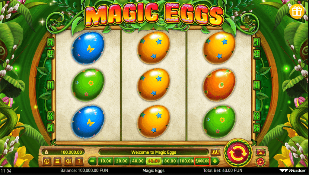 magic eggs från wazdan - en påskslot
