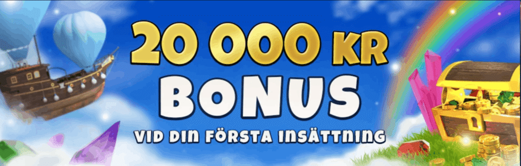 Kungaslottet erbjuder 150 free spins och 20 000 kronor i välkomstbonus